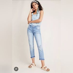 ❤️ NWOT! ANTHROPOLOGIE PILCRO SLIM BOYFRIEND JEANS, MID-RISE, 4 (27)